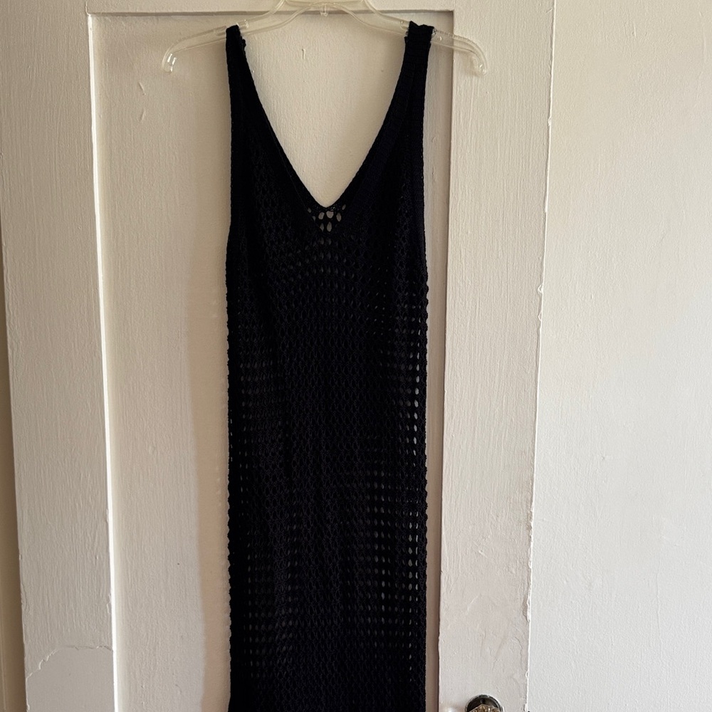crochet maxi dress